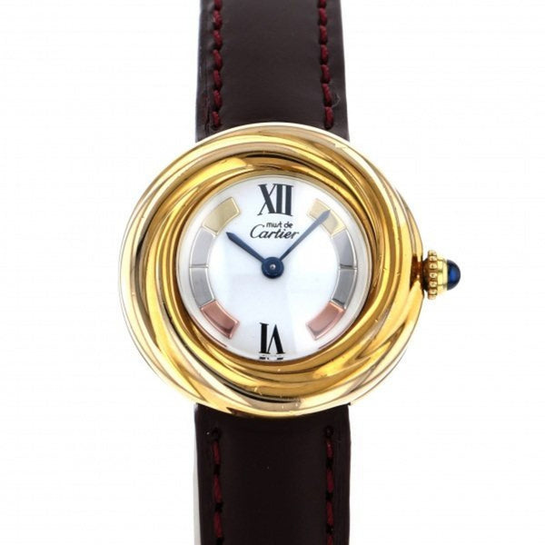 Cartier Must White Dial Used Watch Women's