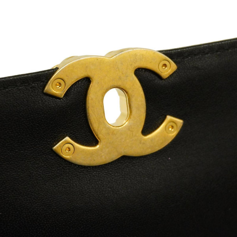 Chanel Handbag Matelasse Chain Shoulder Lambskin Black Ladies