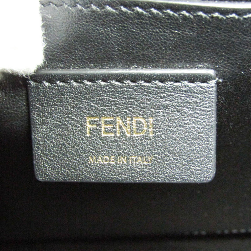 Fendi Shopping Bag Small Logo 8BH382 Women's Leather Handbag,Shoulder Bag Black,Light Beige,Light Pink