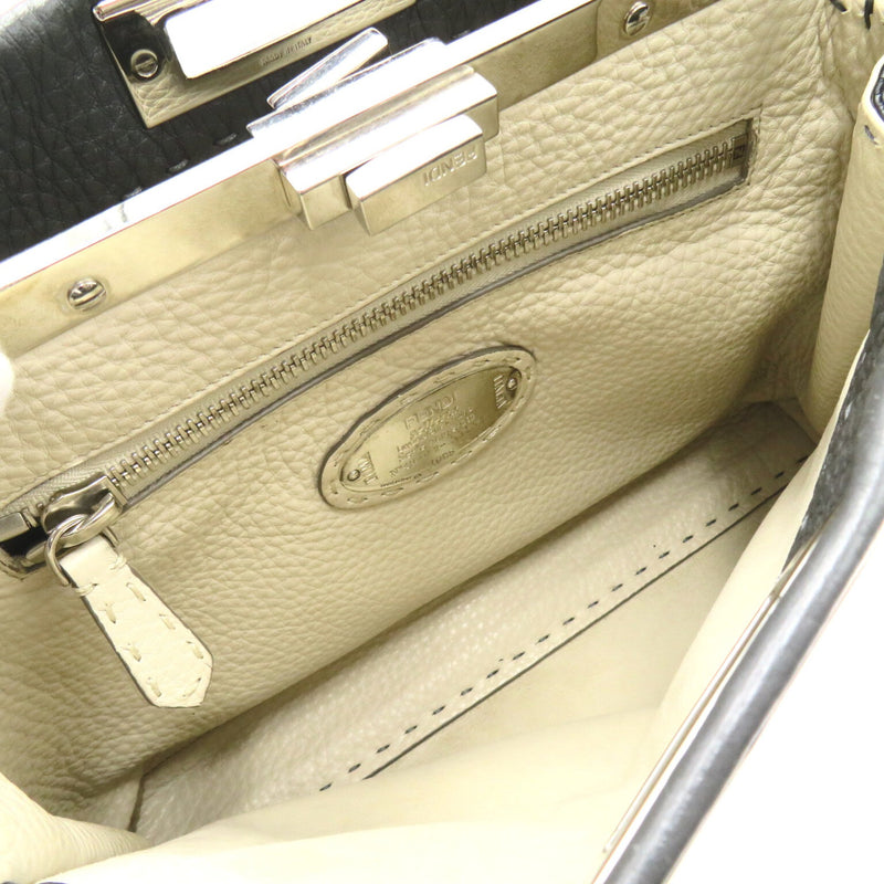 FENDI Celeria Peekaboo Gray leather