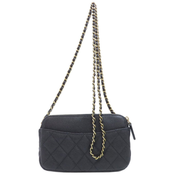 Chanel Chain Shoulder Matelasse Bag Caviar Skin Women's CHANEL