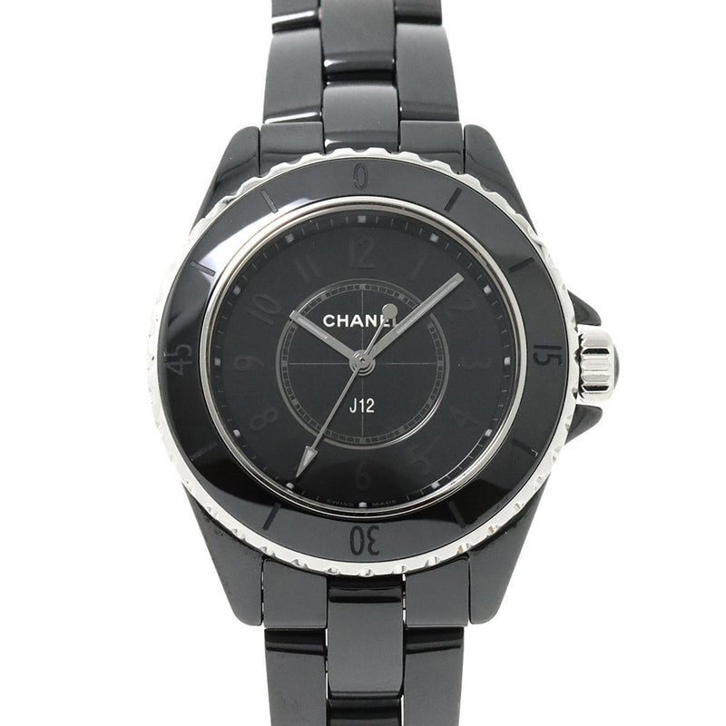 Chanel CHANEL J12 Phantom H6346 Ladies Watch World Limited 1200 Black Ceramic Quartz