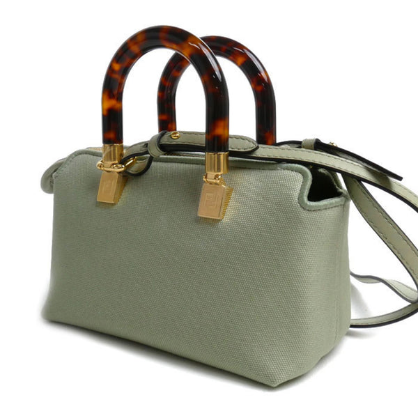 FENDI By the Way 2-Way Shoulder Bag Light Green 8BS067ANVGF1K3B Women's