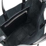 CELINE Celine Vertical Cabas Small Tote Bag Handbag Shoulder Leather Black 189813