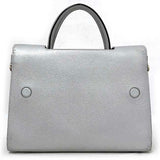 Christian Dior Ever 2way Bag Silver Gold M7001PTLW Handbag Leather GP Tote Shoulder