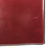 CELINE vintage Box BOX bag with mirror Hand Bag Bordeaux Based