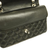 Chanel Shoulder Bag Matelasse W Flap Chain Lambskin Black Ladies