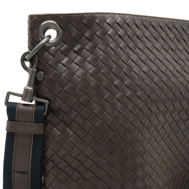 BOTTEGA VENETA Bottega Veneta Intrecciato Shoulder Bag Dark Brown 161623