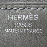 HERMES Zip Angor PM Pouch Second Bag Evercolor Grimeyer Silver Hardware Clutch Chaine d'Ancle B engraved