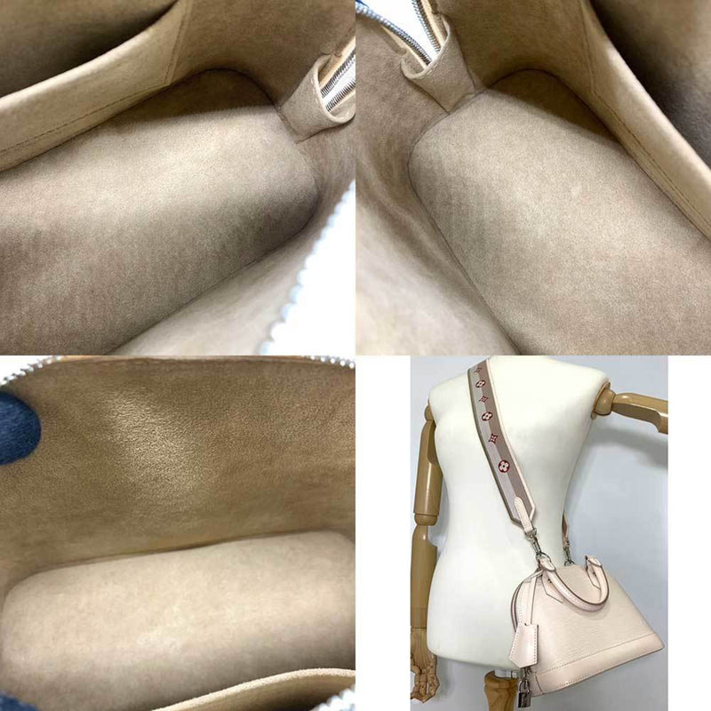 Louis Vuitton Bag Alma BB Quartz Ivory Beige White Handbag Shoulder 2way Ladies Epi Leather M58706 LOUISVUITTON