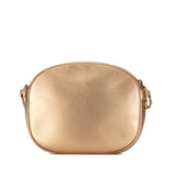 CELINE C Charm Small Shoulder Bag Gold Leather Women's