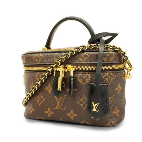 Louis Vuitton Handbag Monogram Reverse Vanity NV PM M45165 Brown Ladies