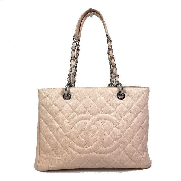 Chanel A50995 CC Mark Bag Chain GST Shoulder Bag Tote Bag pink SilverHardware