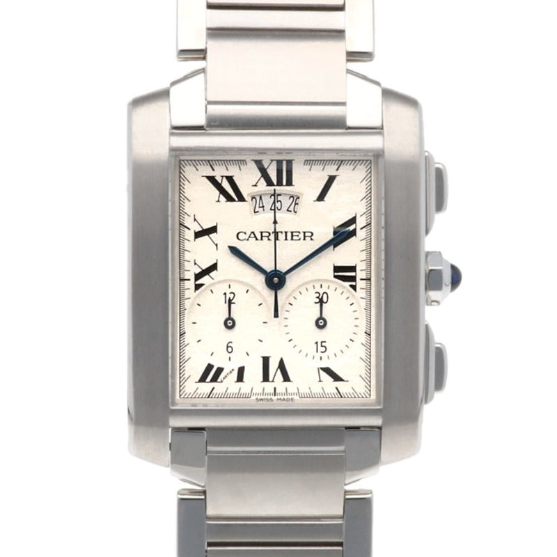 Cartier Tank Francaise Watch, Stainless Steel 2653 Quartz Men's CARTIER