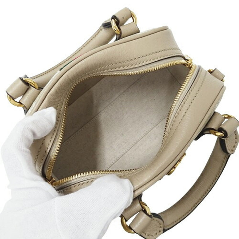 Gucci GUCCI Bag Women's Handbag Shoulder 2way Ophidia GG Supreme Beige Greige 724606 Compact