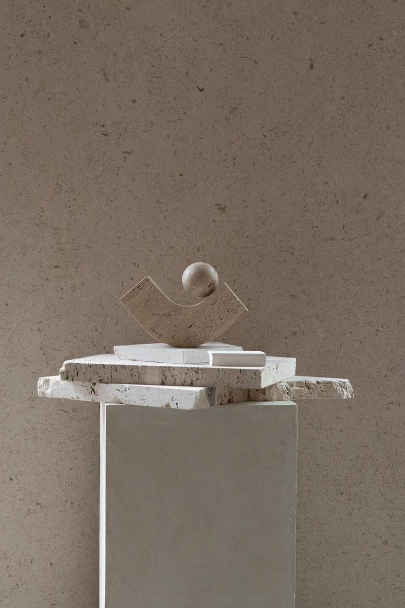 Equi – Travertine bookstand