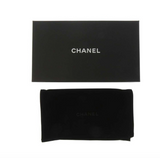 CHANEL 19 Chain CC Logo Matelasse Zip Around Gray Lambskin wallet