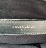 Balenciaga Navy Cabas clutch bag