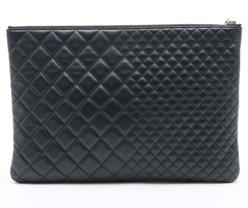 Chanel Large Quilted Clutch Bag