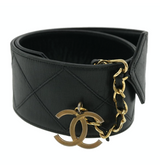 Chanel leather belt