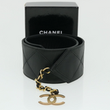 Chanel leather belt