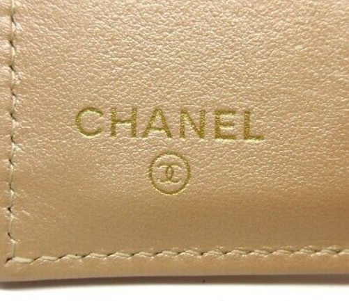 Chanel Mademoiselle Trifold Wallet Gold Hardware