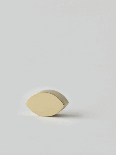 Almond – Brass bookweight